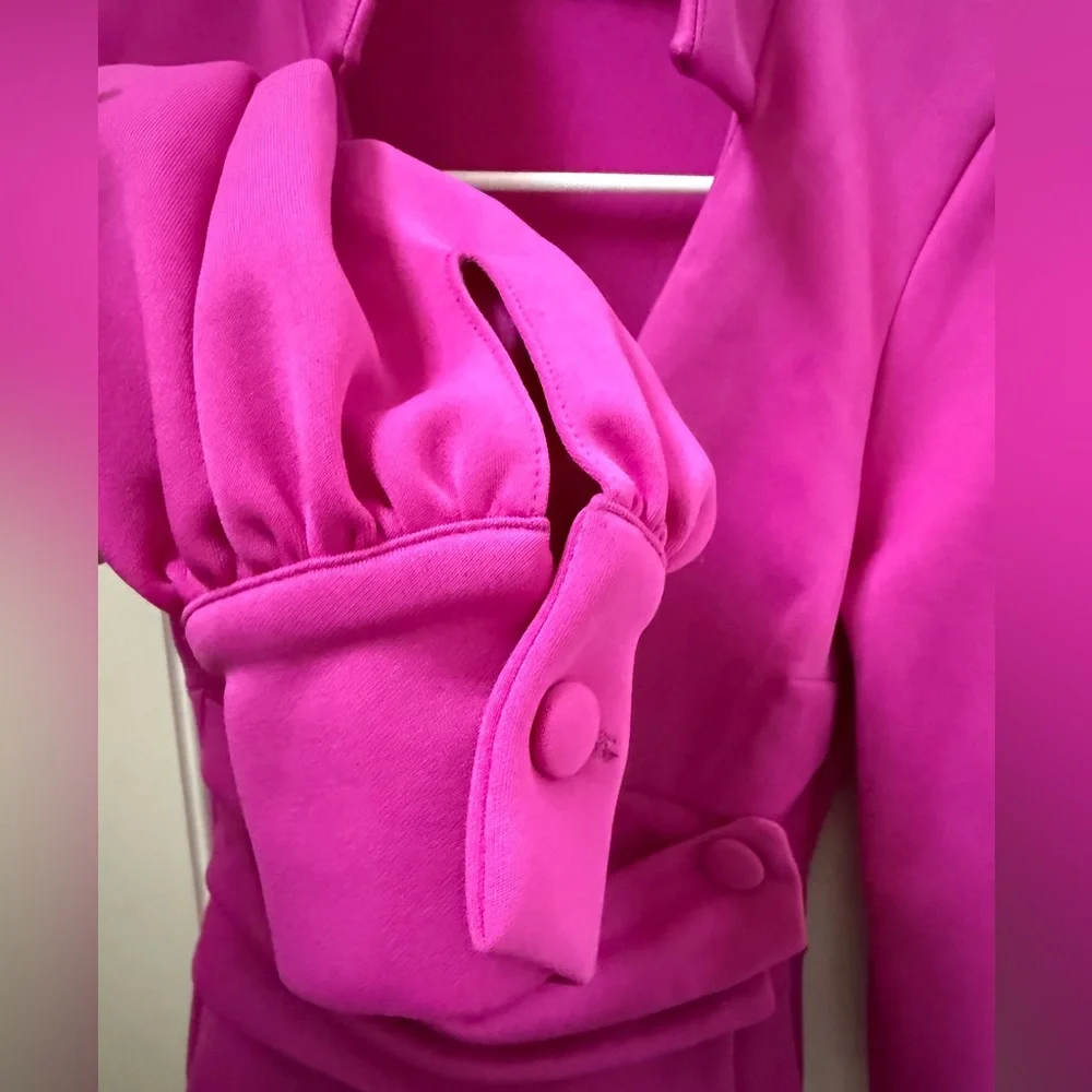 ASOS Petite Fuchsia Mini Dress - Picture 6 of 9